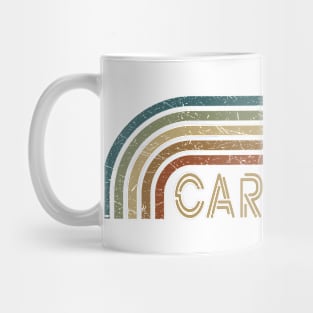 Carbon Leaf Retro Stripes Mug